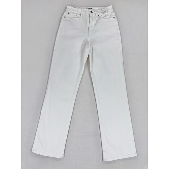 J Crew Women's Classic Straight Leg Jean Size 26 White - Picture 4 of 16